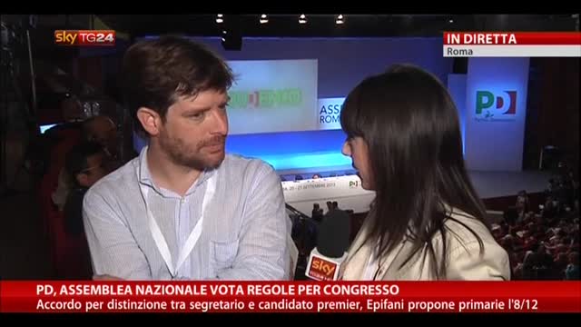 Assemblea PD, intervista a Pippo Civati