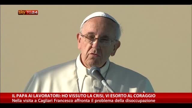 Il Papa: ho vissuto la crisi, vi esorto al coraggio