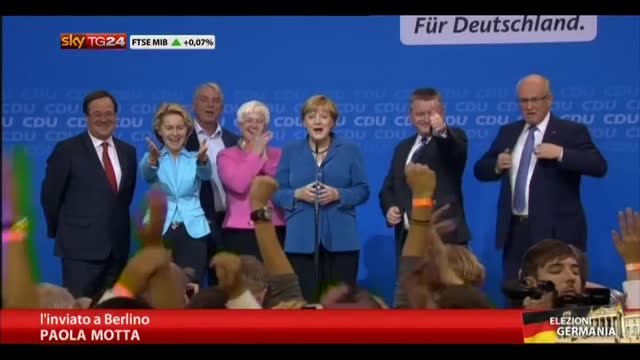 Germania, vince la Merkel ma senza maggioranza assoluta