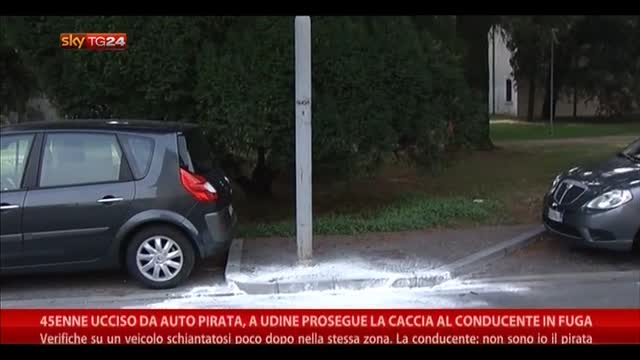 Udine, prosegue caccia al conducente in fuga