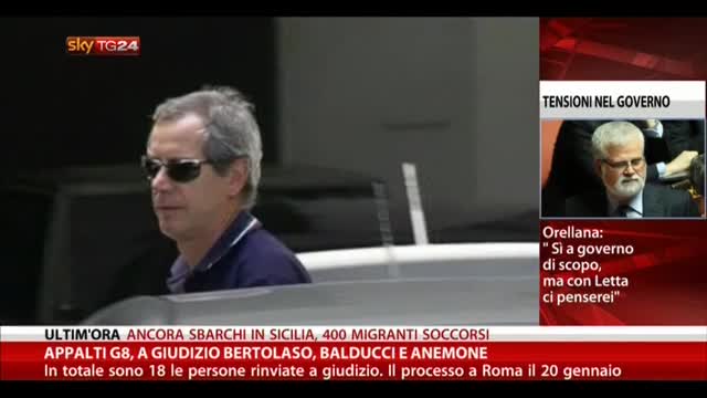 Appalti G8: Bertolaso,Anemone e Balducci rinviati a giudizio