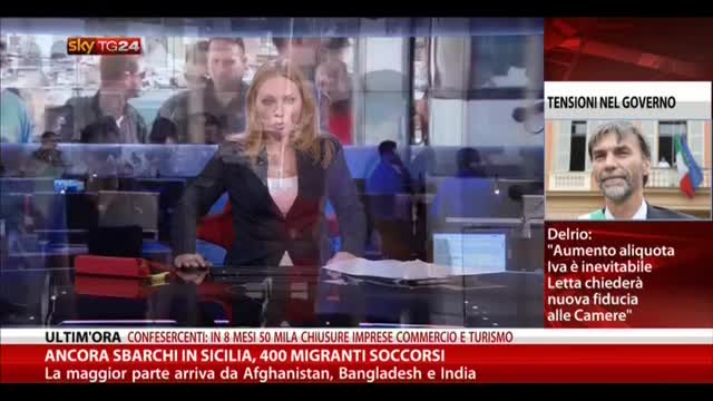 Ancora sbarchi in Sicilia, 400 migranti soccorsi