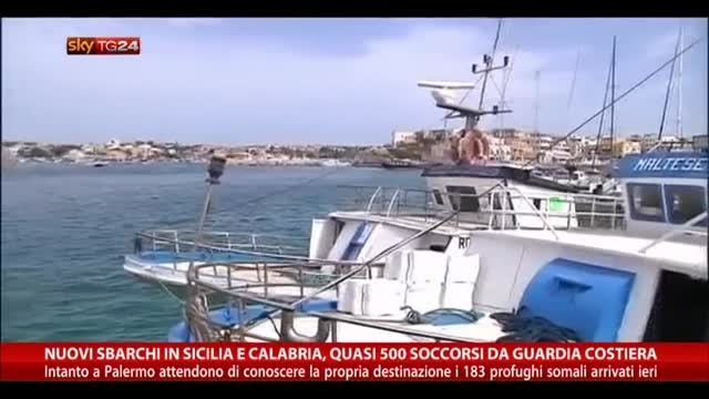 Nuovi sbarchi in Sicilia e Calabria, quasi 500 i soccorsi
