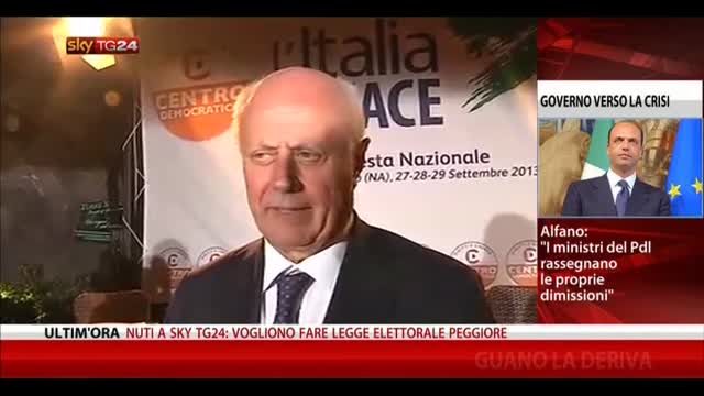 Tabacci: Berlusconi non ama l'Italia ma i suoi interessi