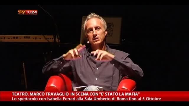 Teatro, Marco Travaglio in scena con "E' stato la mafia"