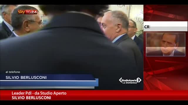 Berlusconi: non c'era nessuna possibilità di scelta