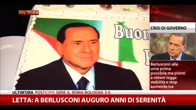 Berlusconi: Al voto subito, nessuno ci dividerà