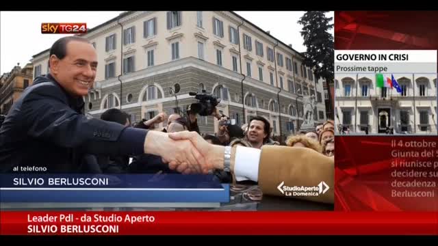 Berlusconi: non credo a nessun "governicchio"