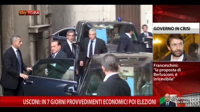 Berlusconi: La nostra esperienza di governo è finita
