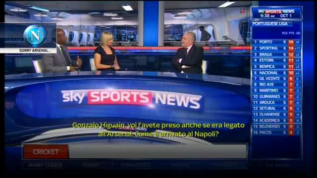 Napoli, De Laurentiis show a Sky Sport News