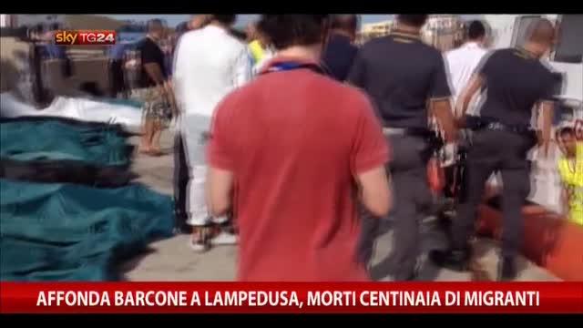 Affonda barcone a Lampedusa, morti centinaia di migranti