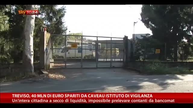 Treviso, 40 mln spariti da caveau istituto di vigilanza