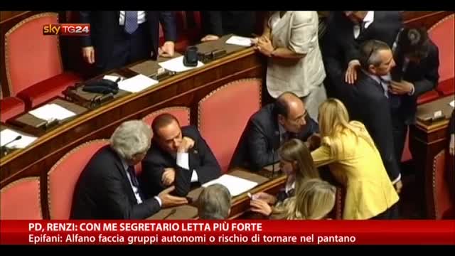 PD, Renzi: "Con me segretario, Letta più forte"
