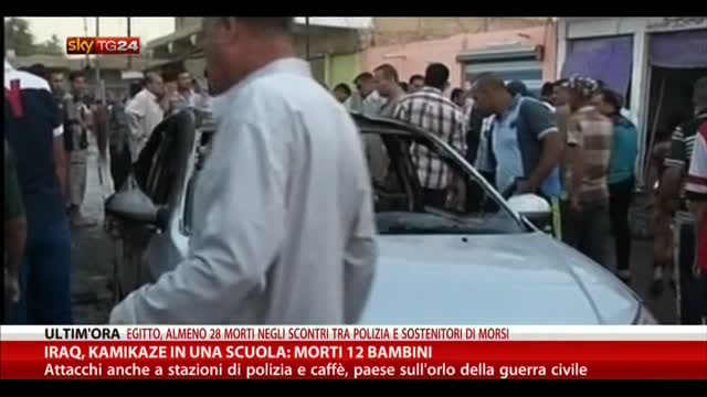 Iraq, kamikaze in una scuola: morti 12 bambini