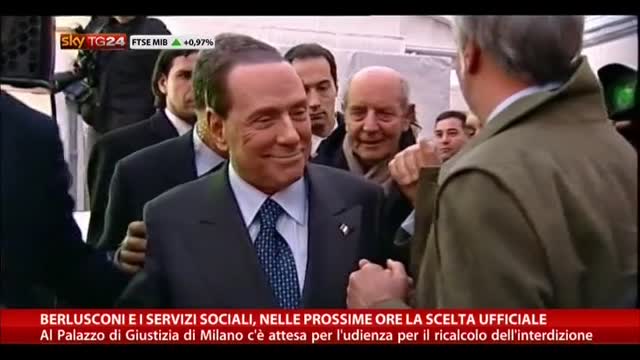 Berlusconi e servizi sociali, prossime ore scelta ufficiale