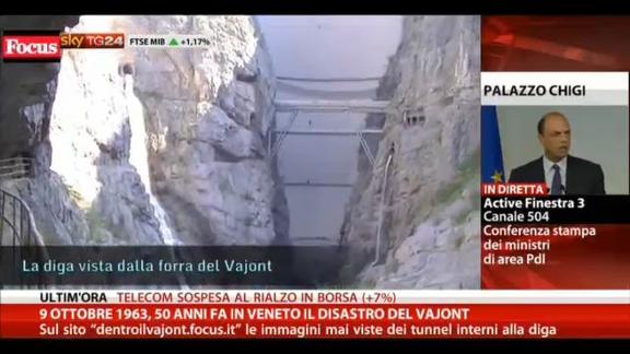 9 ottobre,le immagini mai viste dei tunnel interni alla diga
