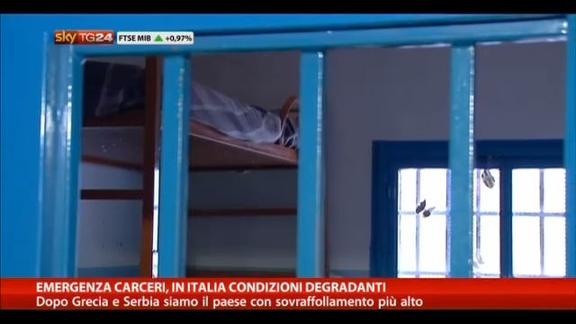 Emergenza carceri, in Italia condizioni degradanti