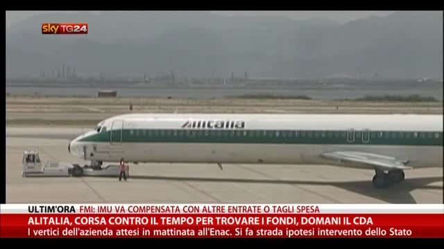Alitalia, corsa contro il tempo per trovare fondi,domani CDA