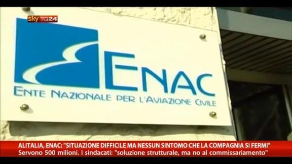 Alitalia, Enac:Situazione difficile ma no a commissariamento