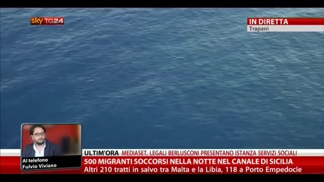500 migranti soccorsi nella notte nel canale di Sicilia