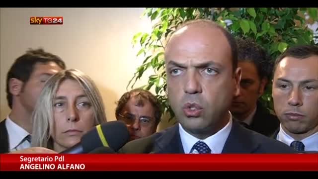Alfano:"Bene l'incontro con Berlusconi, ci chiariamo sempre"
