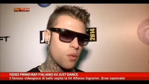 Fedez primo rap italiano su Juste Dance