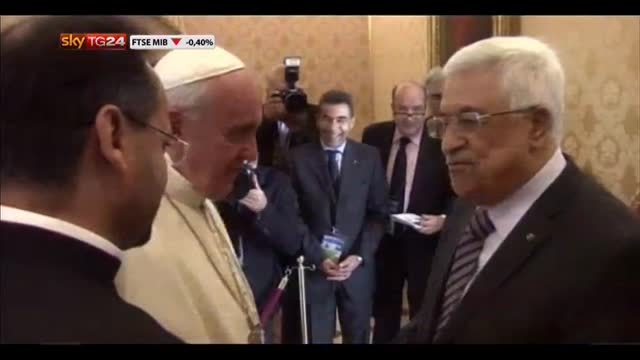 Papa incontra Abu Mazen e auspica la pace in Israele