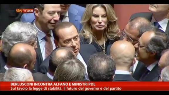 Legge stabilità, Berlusconi incontra Alfano e Ministri Pdl