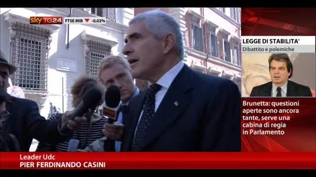 Casini: "Dimissioni Monti? Problemi di Scelta Civica"