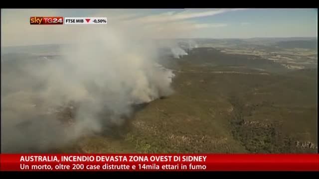 Australia, incendio devasta zona ovest di Sidney