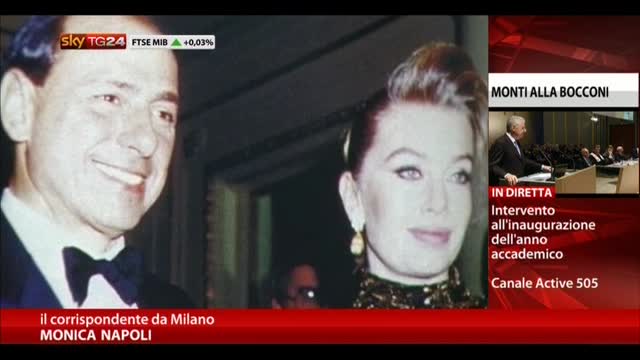 Berlusconi, assegno mensile dimezzato per Veronica Lario