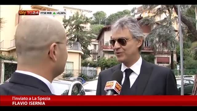 Andrea Bocelli si laurea in canto a La Spezia