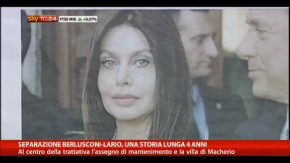 Separazione Berlusconi-Lario, una storia lunga 4 anni