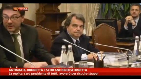 Antimafia, Brunetta e Schifani: Bindi si dimetta