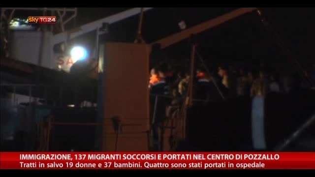 137 migranti soccorsi e portati nel centro di Pozzallo