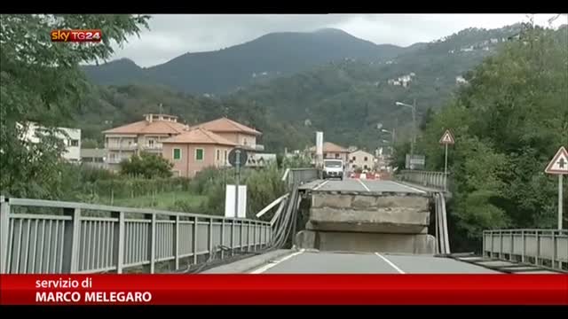 Maltempo, due le vittime del ponte crollato nel genovese