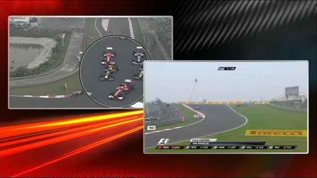 GP India, contatto al via tra Alonso e Webber