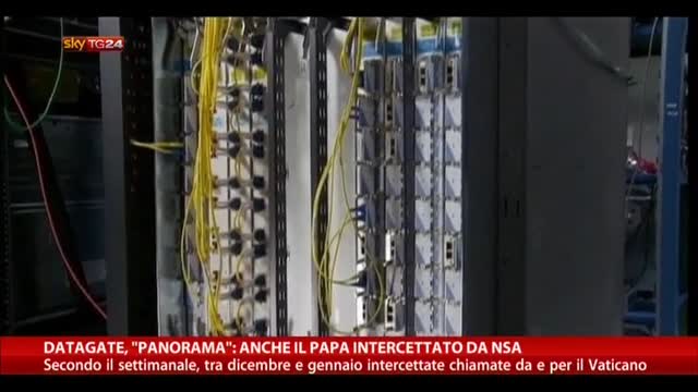 Datagate, "Panorama": anche il Papa intercettato da NSA