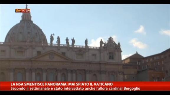 La NSA smentische Panorama: mai spiato il Vaticano