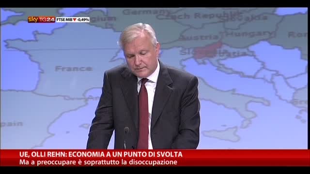 UE, Olli Rehn: economia a un punto di svolta