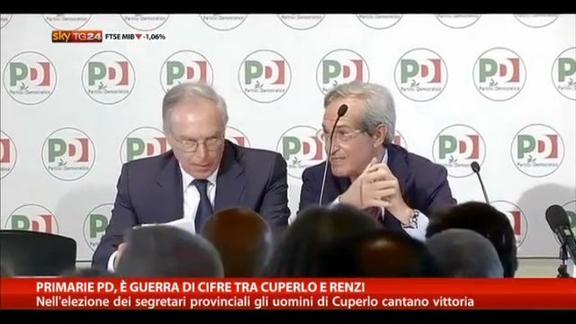 Primarie Pd, è guerra di cifre tra Cuperlo e Renzi