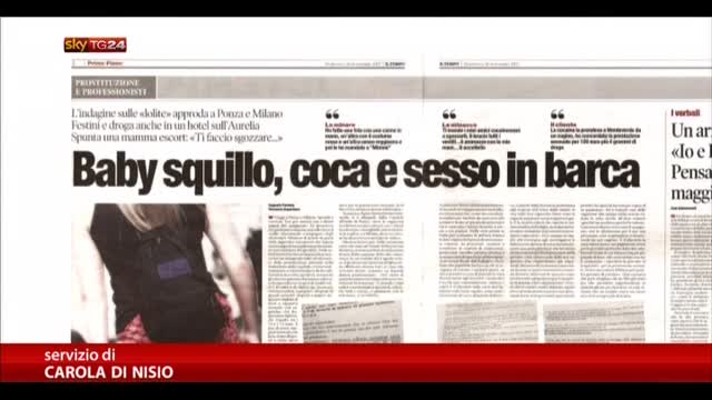 Baby squillo: giro di prostituzione arriva a Ponza e Milano
