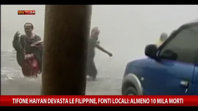 Tifone Haiyan devasta le Filippine, le immagini