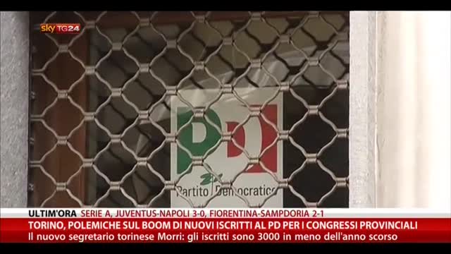 Torino, polemiche sul boom di nuovi iscritti al PD