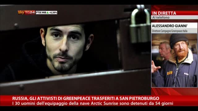Russia, attivisti di Greenpeace trasferiti a San Pietroburgo