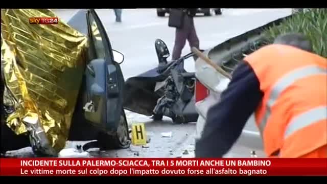 Incidente sulla Palermo-Sciacca, tra i 5 morti un bambino