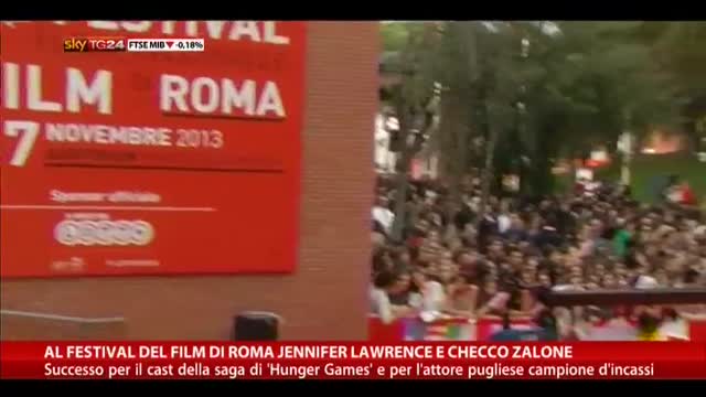 Al Festival del Film di Roma Jennifer Lawrence e Zalone