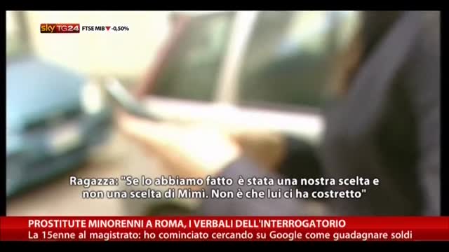Prostitute minorenni a Roma, i verbali dell'interrogatorio
