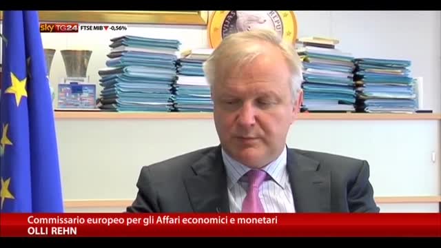 Rehn a SkyTG24: ok vendita asset pubblici per ridurre debito