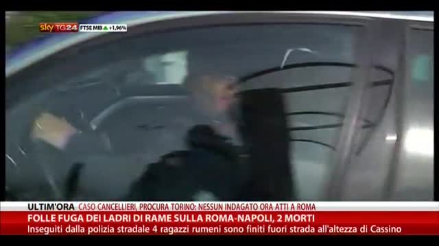 Folle fuga di ladri di rame su Roma-Napoli, 2 morti